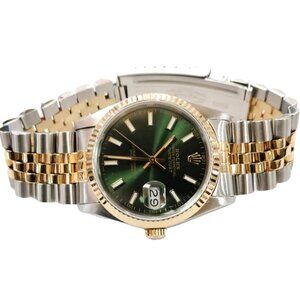 Rolex Unisex 36mm Datejust 16013 Green Lume index jubilee